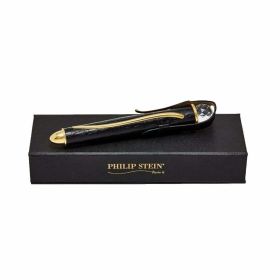 Philip Stein 1-PSWG-GAB Swarovski Crystal Aerating Wine Wand with Black Leather Travel Case