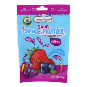 Torie And Howard - Chewy Fruities Organic Candy Chews - Sour Berry - Case Of 6 - 4 Oz.
