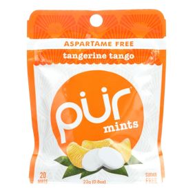 Pur Mint Gum - Tangerine Tango - Case Of 12 - 22 Gram