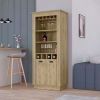 Bar Cabinet Provo, Living Room, Macadamia