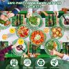 171Pcs Baseball Party Supplies Kit Baseball Birthday Party Disposable Dinnerware Set Baseball Themed Party Tableware Decorations Cups Plates Napkins S