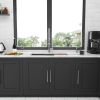 Undermount Workstation Kitchen Sink - 30"x18"x 10" Inch Stainless Steel 16 Gauge Deep Single Bowl Sink