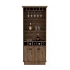 Bar Cabinet Taholah, Living Room, Dark Brown