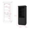 Bar Cabinet Provo, Living Room, Black