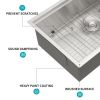 32" Undermount Kitchen Sink - 32*19*9 inch Kitchen Sink Undermount Single Bowl 18 Gauge Stainless Steel Ledge Workstation Kitchen Sinks
