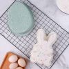 3D Easter Silicone Molds 6 PCS in Large Size and Medium Size, In Shapes of Easter Egg, Bunny, Chicken, Carrot