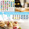 236Pcs Cake Decorating Kit Baking Tools Accessories Cake Decorating Supplies with Piping Tips Couplers and Bags Cookie Cutters Baking Cups Scrapers Fl