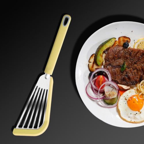 Nonstick Fish Spatula, Thin Slotted Spatulas Turner Silicone Fish Spatulas For Nonstick Cookware, High Heat Resistant BPA Free Cooking Utensils, Ideal Nonstick Fish Spatula, Thin Slotted Spatulas Turner Silicone Fish Spatulas For Nonstick Cookware, High Heat Resistant BPA Free Cooking Utensils, Ideal