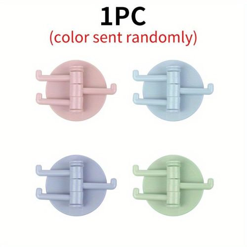 1pc Random Color Swivel Wall Hook