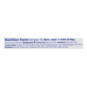 Spry Xylitol Mints - Peppermint - Case Of 6 - 45 Count (Default: Default)