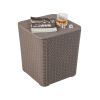Outdoor Storage Box Side Table for Garden