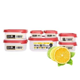 Food Storage Container Set with Easy Locking Lids (Type: Food Storage, Color: Red)