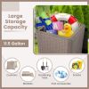 Outdoor Storage Box Side Table for Garden