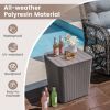 Outdoor Storage Box Side Table for Garden