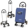 Folding Shopping Cart Utility Hand Truck with Rolling Swivel Wheels
