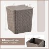Outdoor Storage Box Side Table for Garden