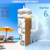 1pc 40oz Water Bottles,5D Little Turtle Series Tumbler,Large Capacity Stainless Steel Tumbler Insulation Cup With Lid And Straw For Women,Camping,Driv